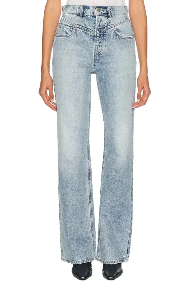 GRLFRND Katya Seamed Loose Wide Leg Jeans