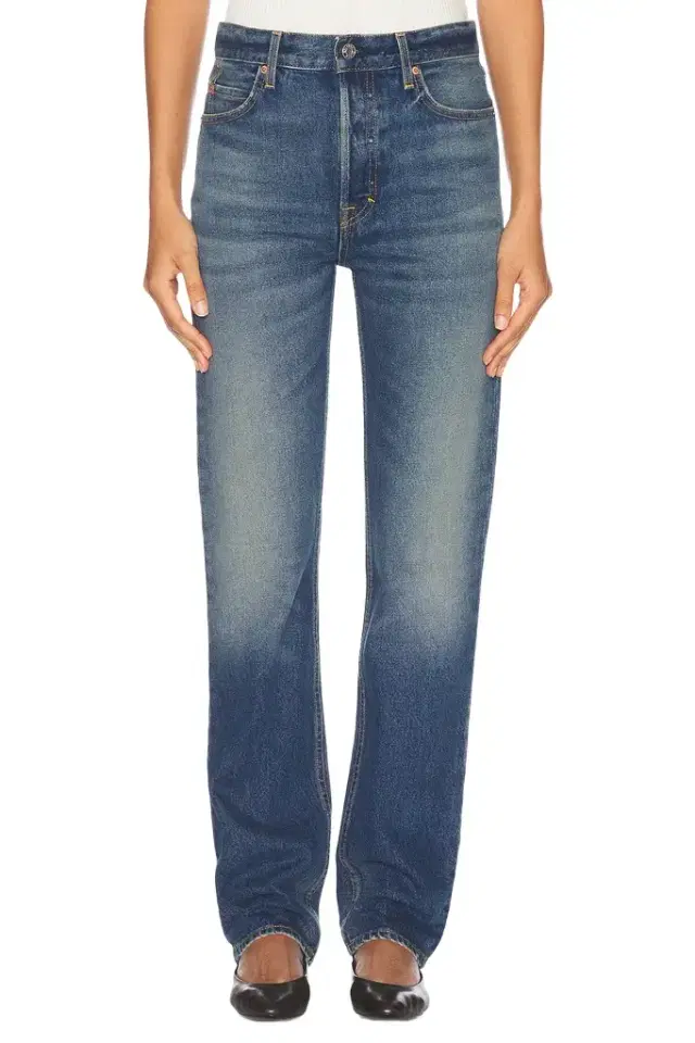 GRLFRND Walker Mid Rise Slim Jeans