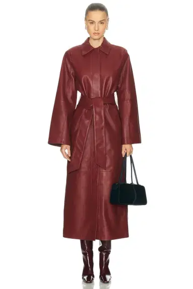 SRG Reggie Leather Coat | Thumbnail 1