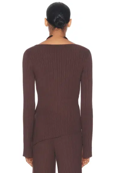 L'Academie Sibylla Rib Knit Top | Thumbnail 4 L'Academie Sibylla Rib Knit Top | Thumbnail 4