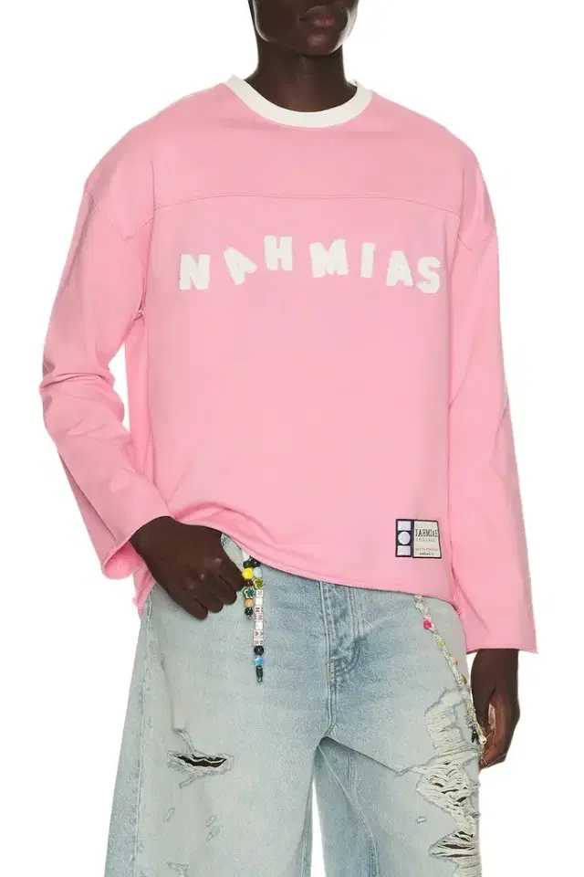 Nahmias Varsity Logo Long Sleeve Shirt