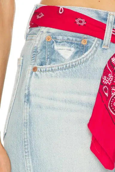 RE/DONE 90s High Rise Loose With Bandana Wide Leg Jeans | Thumbnail 6