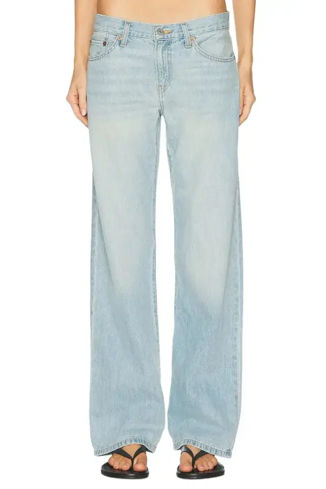 RE/DONE Loosie Wide Straight Leg Jeans