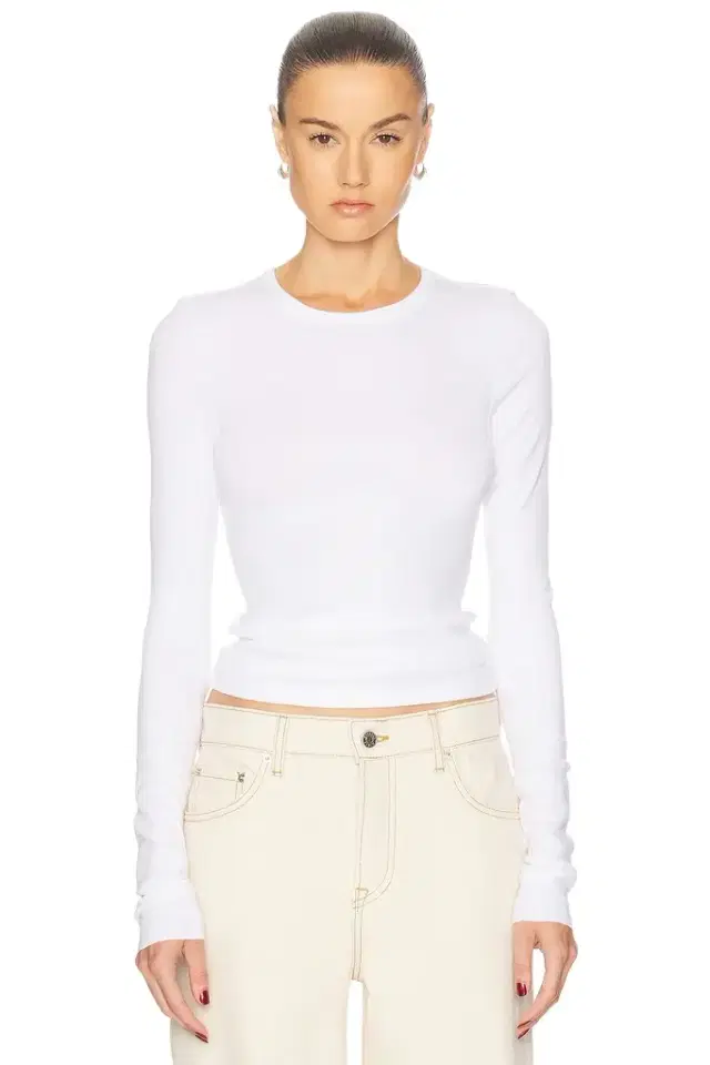 GRLFRND Crew Neck Extra Long Sleeve Tee