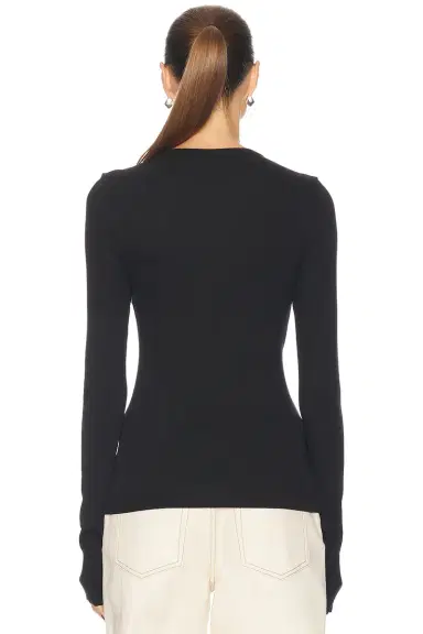 GRLFRND Crew Neck Extra Long Sleeve Tee | Thumbnail 3 GRLFRND Crew Neck Extra Long Sleeve Tee | Thumbnail 3