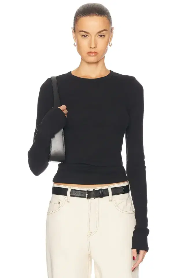 GRLFRND Crew Neck Extra Long Sleeve Tee