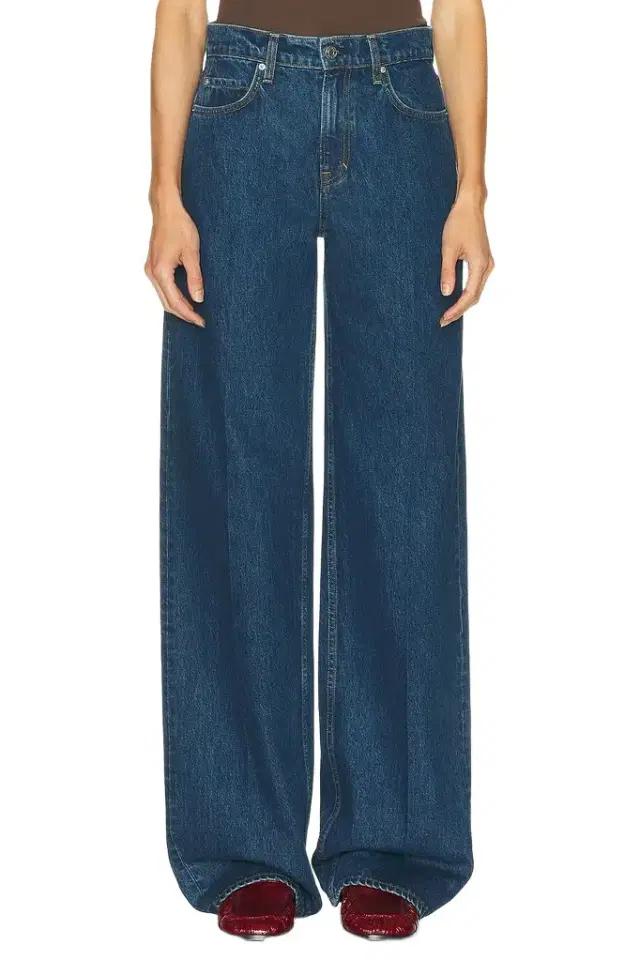 GRLFRND Rey Mid Rise Trouser