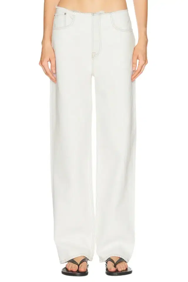 GRLFRND Jordan Low Rise Frayed Waist Boyfriend
