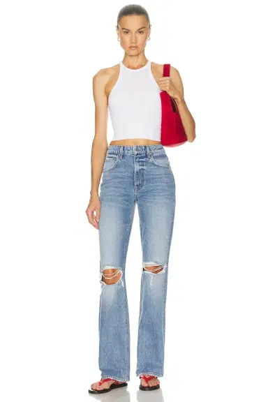 GRLFRND Cropped Racer Tank | Thumbnail 4 GRLFRND Cropped Racer Tank | Thumbnail 4