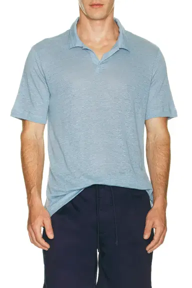 Onia Shaun Linen Polo | Thumbnail 3