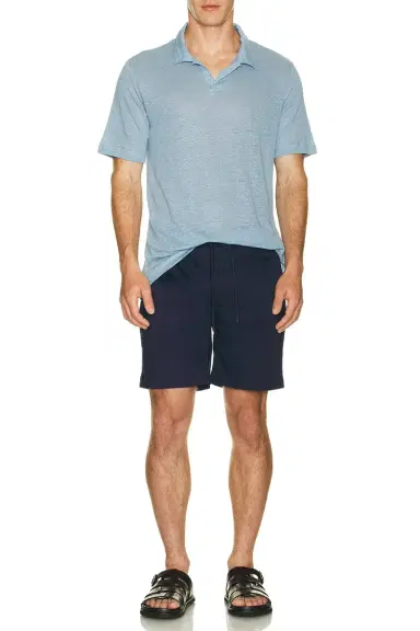 Onia Shaun Linen Polo | Thumbnail 4