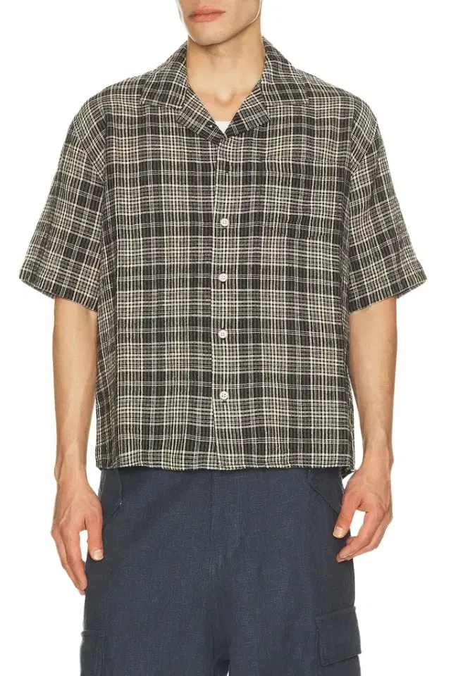 Corridor Plaid Seersucker Short Sleeve Shirt