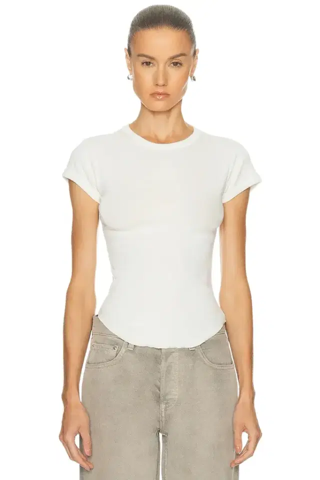 GRLFRND Scoop Hem Baby Tee