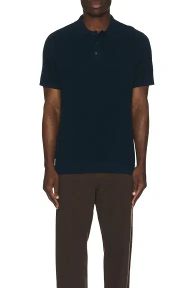 Onia Cotton Textured Knit Polo | Thumbnail 1