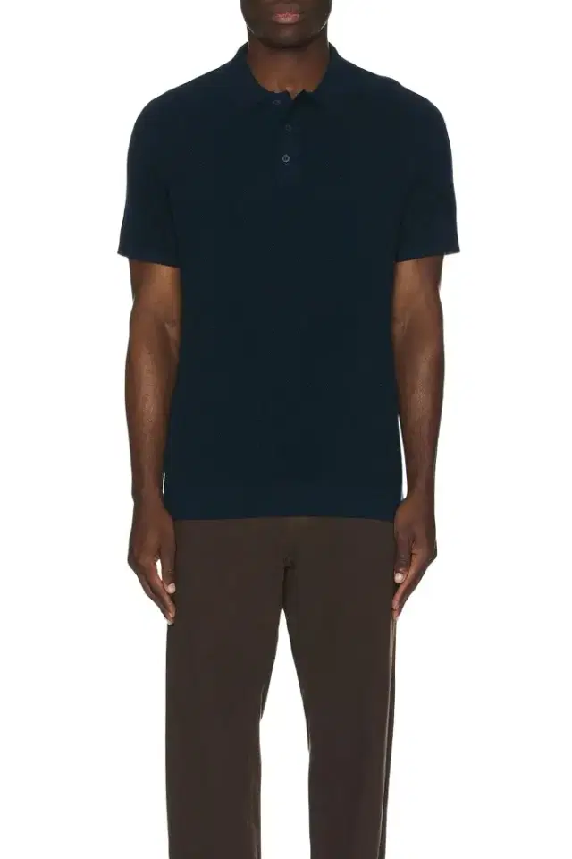 Onia Cotton Textured Knit Polo