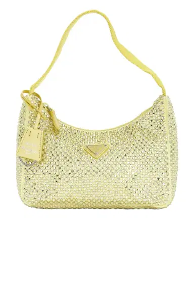 Prada Prada Satin Crystal Mini Re-Edition 2000 Shoulder Bag | Thumbnail 1 Prada Prada Satin Crystal Mini Re-Edition 2000 Shoulder Bag | Thumbnail 1