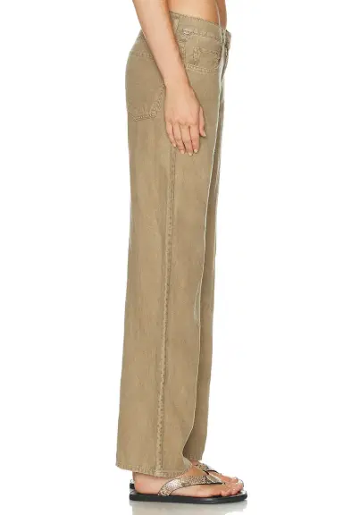 Citizens of Humanity Nora Linen Trouser Leg Pants | Thumbnail 3