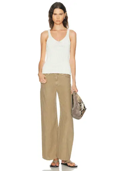 Citizens of Humanity Nora Linen Trouser Leg Pants | Thumbnail 5