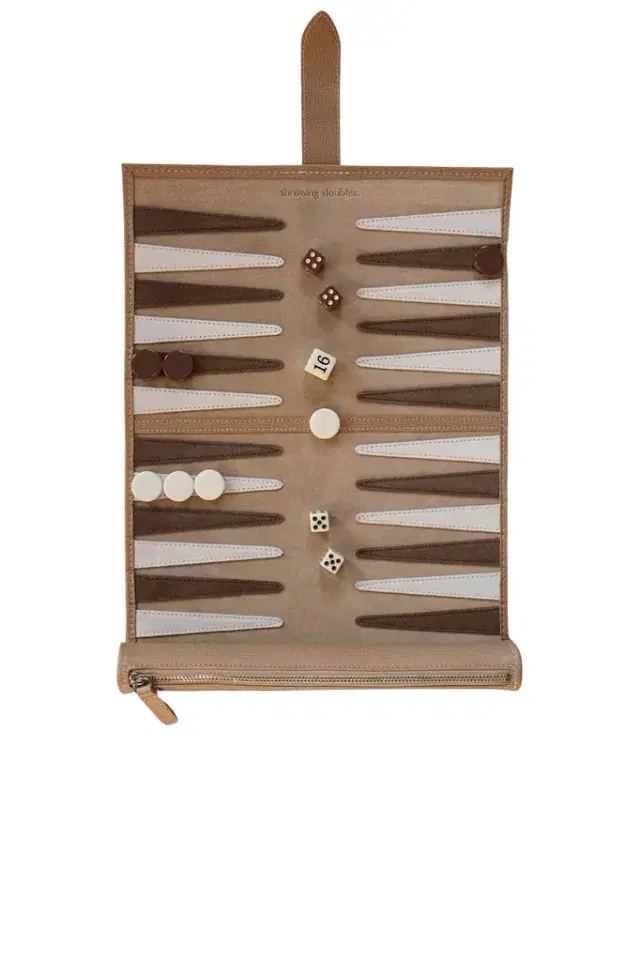 Throwing Doubles Byron Travel Backgammon Board