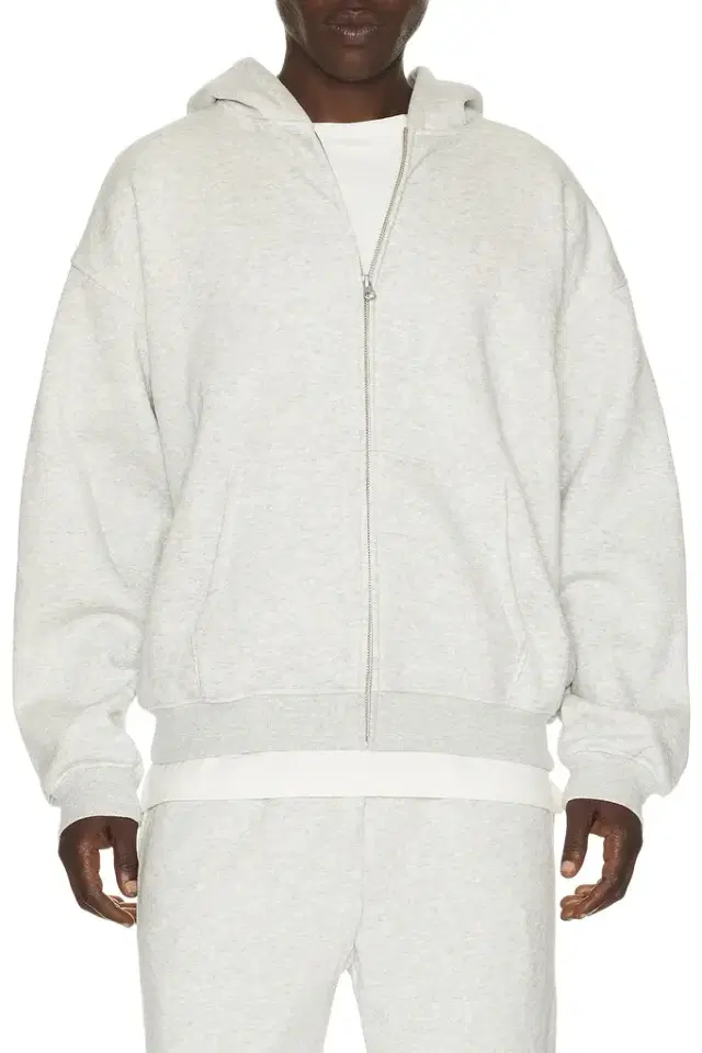 Skims Fleece Lounge Relaxed Zip Up Hoodie