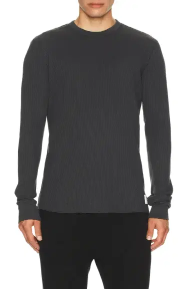 Skims Waffle Long Sleeve Top | Thumbnail 1