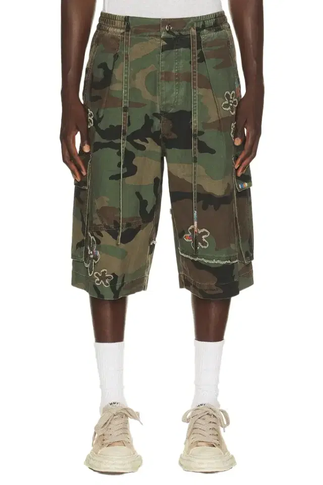 Nahmias Floral Patch Crystal Camo Short