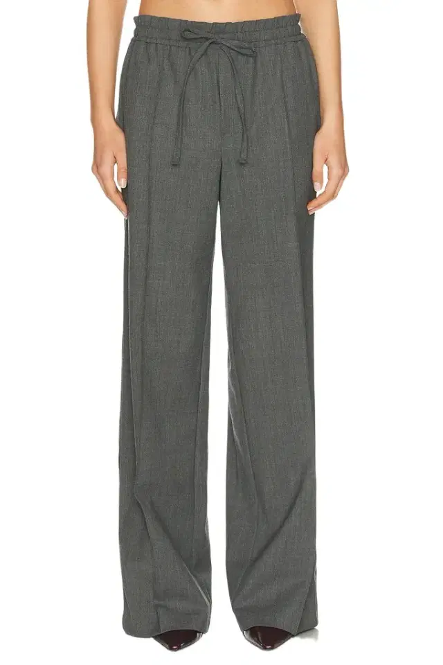 Helsa Wool Blend Drawcord Trousers