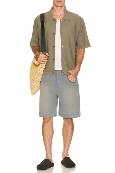Frame Canvas Baggy Shorts | Thumbnail 3 Frame Canvas Baggy Shorts | Thumbnail 3
