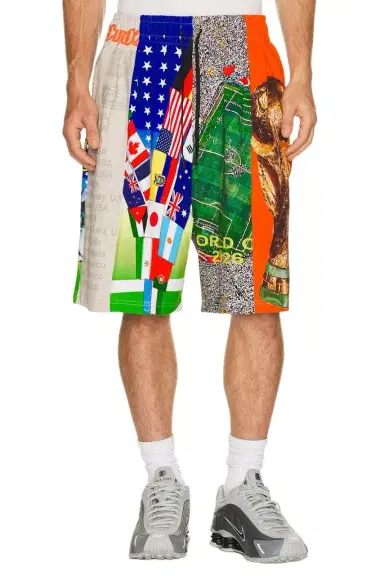 Pleasures World Cup Wide Shorts | Thumbnail 1