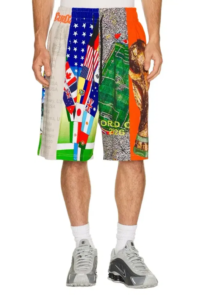 Pleasures World Cup Wide Shorts
