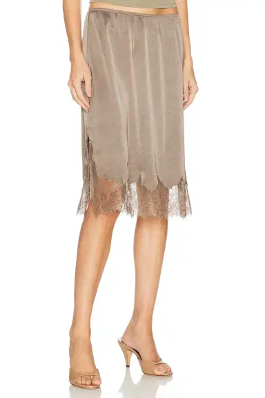 Citizens of Humanity Lace Trimmed Skirt | Thumbnail 2 Citizens of Humanity Lace Trimmed Skirt | Thumbnail 2