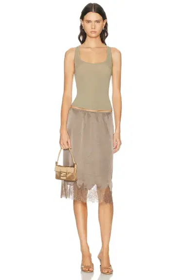 Citizens of Humanity Lace Trimmed Skirt | Thumbnail 5 Citizens of Humanity Lace Trimmed Skirt | Thumbnail 5