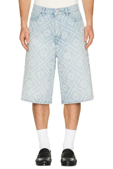 Casablanca Pearl Denim Shorts | Thumbnail 1 Casablanca Pearl Denim Shorts | Thumbnail 1