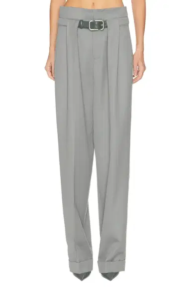 The Attico Long Belted Pant | Thumbnail 1 The Attico Long Belted Pant | Thumbnail 1