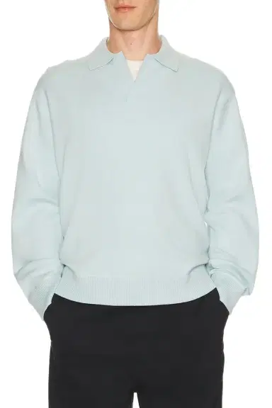 Theory Light Bilen Jonny Collar Pop Over Sweater | Thumbnail 1