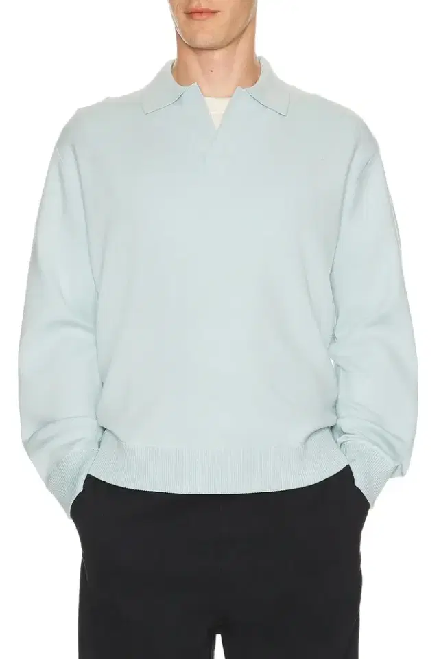 Theory Light Bilen Jonny Collar Pop Over Sweater