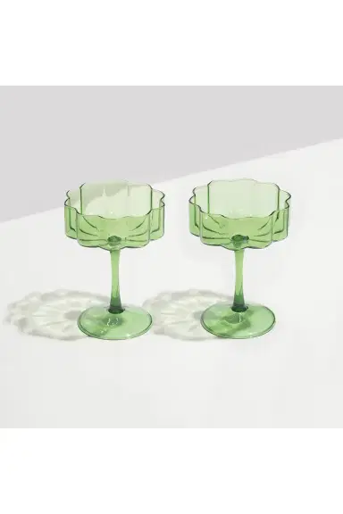 FAZEEK Wave Coupe Glasses Set of 2 | Thumbnail 2 FAZEEK Wave Coupe Glasses Set of 2 | Thumbnail 2