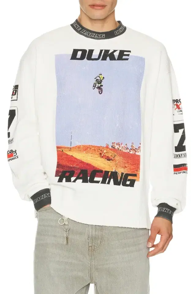 Duke + Dexter Duke + Dexter Motorcross Waffle Long Sleeve Tee