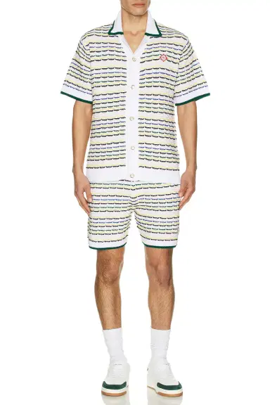 Casablanca Tuck Stitch Shorts | Thumbnail 3