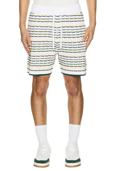 Casablanca Tuck Stitch Shorts | Thumbnail 1