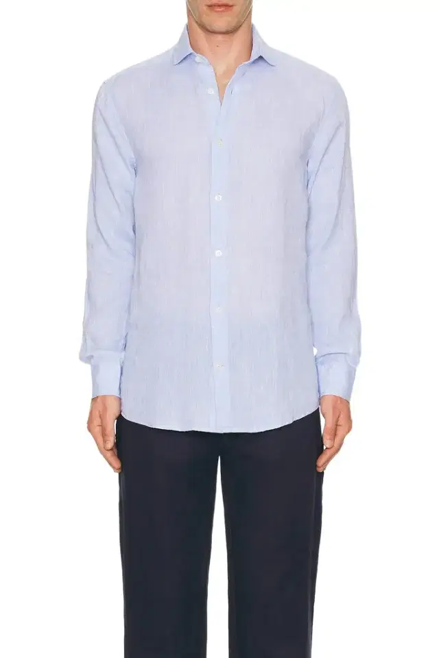 Frescobol Carioca Antonio Linen Shirt