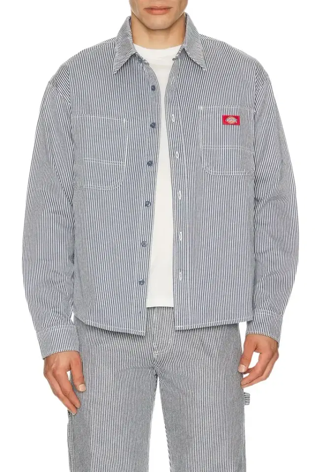 Dickies Hickory Long Sleeve Work Shirt