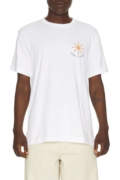 Frescobol Carioca Dinis Cotton Sol E Mar Print T-Shirt | Thumbnail 1