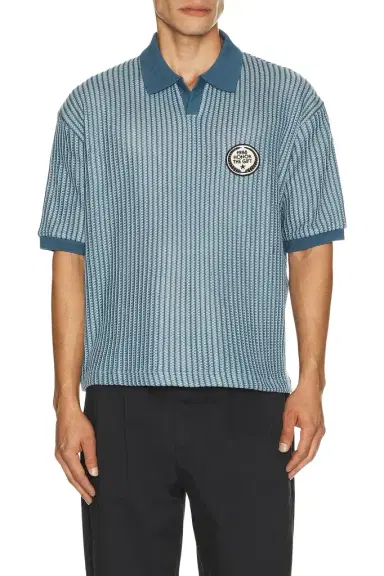 Honor The Gift Striped Knit Polo | Thumbnail 1