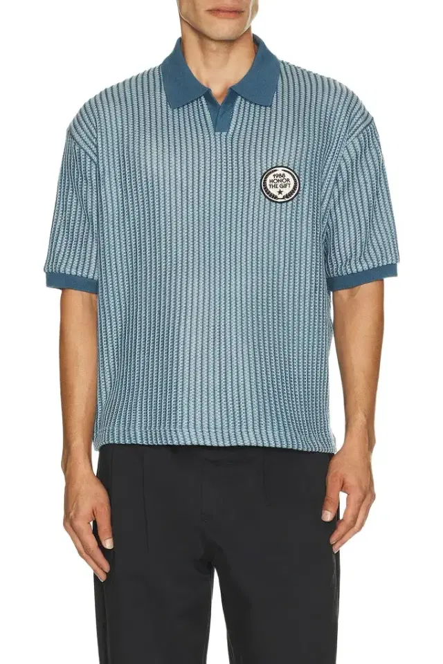 Honor The Gift Striped Knit Polo