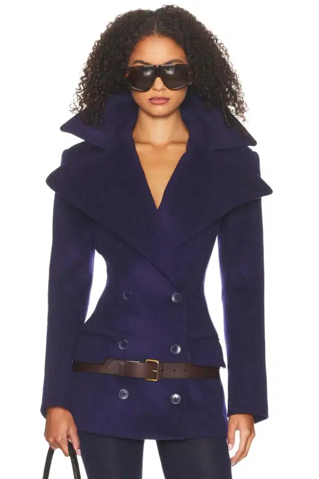 Helsa The Dramatic Collar Peacoat