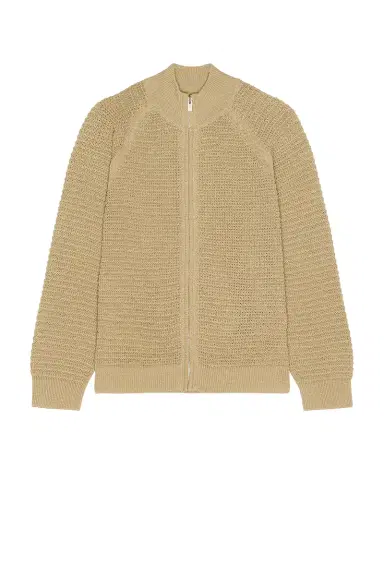 LE 17 SEPTEMBRE Open Knit Zip Up Cardigan | Thumbnail 4