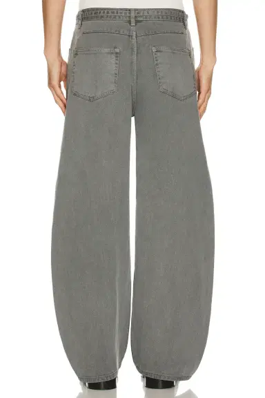 LE 17 SEPTEMBRE Garment Dyed Curved Jeans | Thumbnail 3