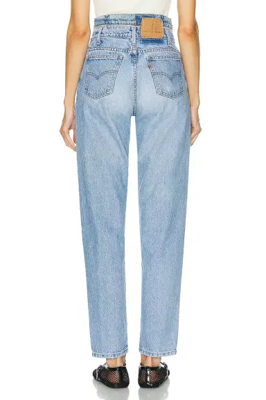 aligrace Vintage Double Waist Jeans | Thumbnail 3 aligrace Vintage Double Waist Jeans | Thumbnail 3