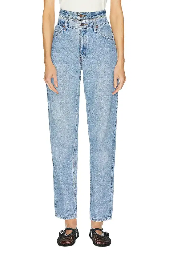 aligrace Vintage Double Waist Jeans